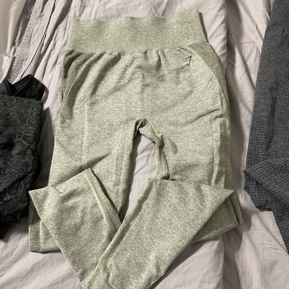 Gymshark Green Track Pants Comfortable Joggers